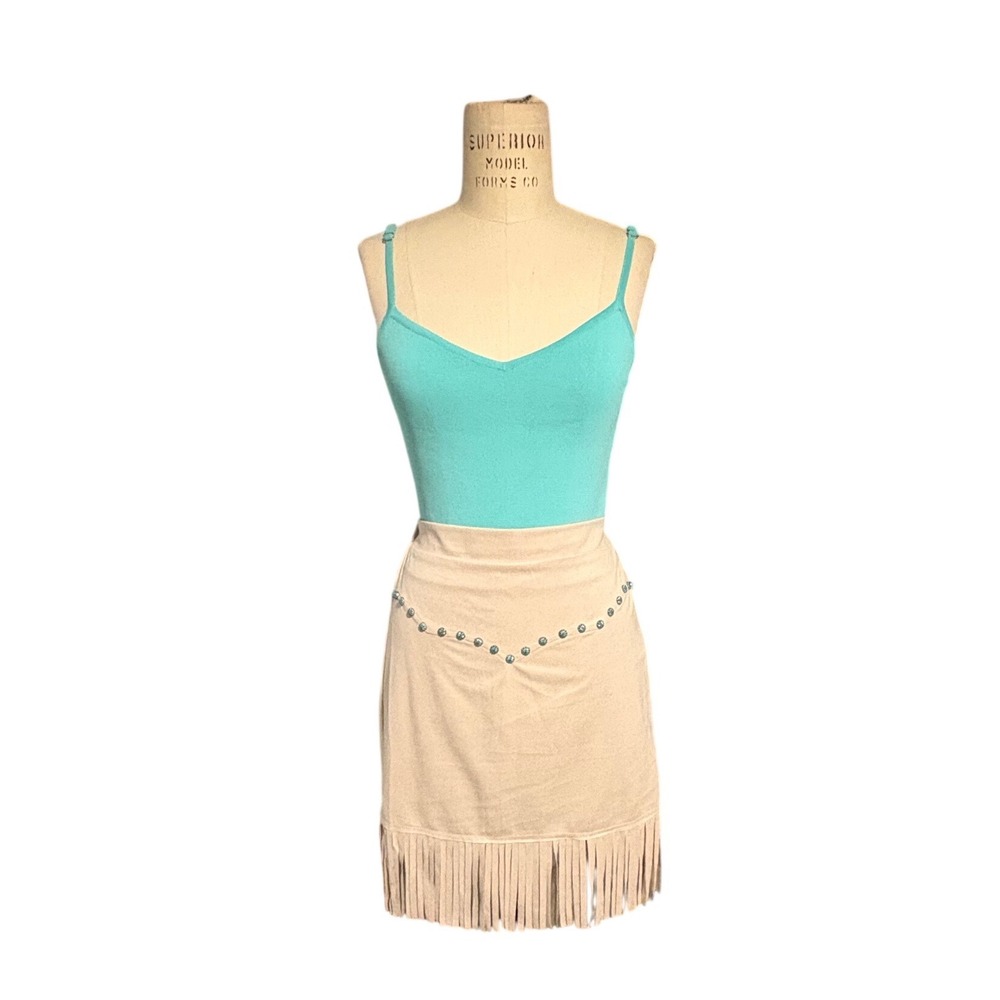 Forever 21 Mint Green Knit V-Neck Cami Crop Tank Top Summer Casual Size Small